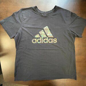 Adidas Mens Tshirt Size 2XL Black/Camo
